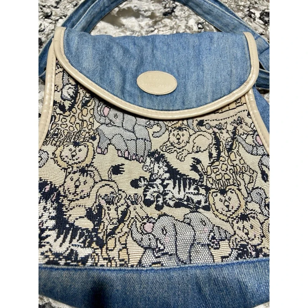 Deadstock Vintage Baby Baggage Noah's Ark Diaper Bag 9x12x4